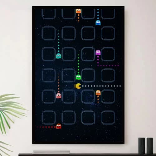 Quadro decorativo Pac Man
